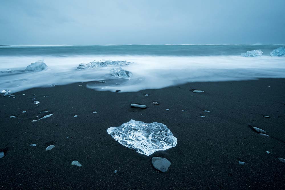 Diamond beach en Islande